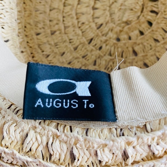 August Large Wide Brim Straw Sun Hat main image 10
